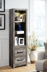Warmstead Furniture - Ashley Furniture - Wynnlow Entertainment Center - 4-Piece Entertainment Center / Gray - W440W2